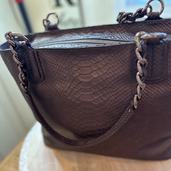 Coach Python Leather Purse - Picture 4 of 4